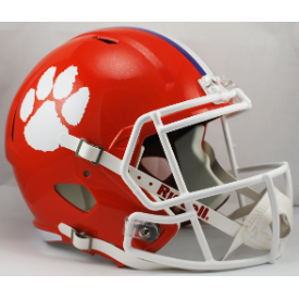 Clemson Tigers Riddell Speed Replica Full Size Football Helmet