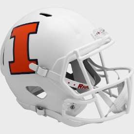 Illinois Fighting Illini Satin Riddell Speed Replica Full Size Football Helmet