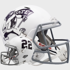 Kansas State Wildcats Willie Wildcat Riddell Speed Replica Full Size Football Helmet