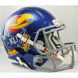Kansas Jayhawks Riddell Speed Replica Full Size Football Helmet