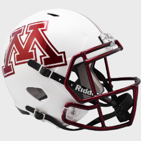 Minnesota Golden Gophers Chrome Decals Riddell Speed Replica Full Size Football Helmet