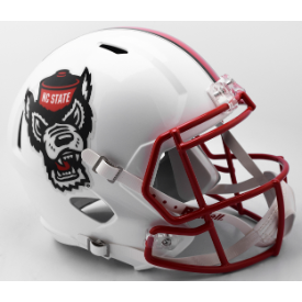 North Carolina State Wolfpack Tuffy Riddell Speed Replica Full Size Football Helmet