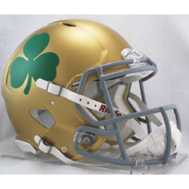 Notre Dame Fighting Irish Shamrock Riddell Speed Replica Full Size Football Helmet