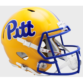 Pittsburgh Panthers Gold Riddell Speed Replica Full Size Football Helmet