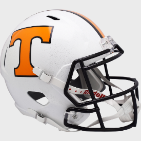 Tennessee Volunteers Dark Mode White Riddell Speed Replica Full Size Football Helmet