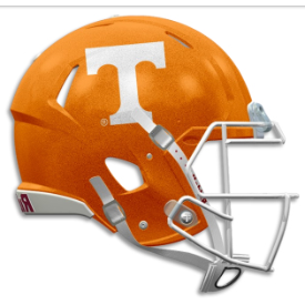Tennessee Volunteers Metallic Orange Riddell Speed Replica Full Size Football Helmet