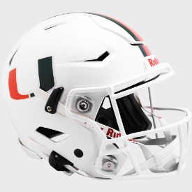 Miami Hurricanes Riddell SpeedFlex Authentic Full Size Football Helmet