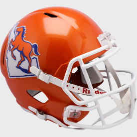 Boise State Broncos Orange Riddell Speed Mini Football Helmet