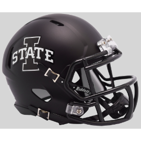 Iowa State Cyclones Matte Black Riddell Speed Mini Football Helmet