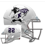 Kansas State Wildcats Willie Wildcat Riddell Speed Mini Football Helmet