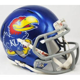 Kansas Jayhawks Riddell Speed Mini Football Helmet