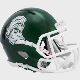 Michigan State Spartans Gruff Sparty Riddell Speed Mini Football Helmet