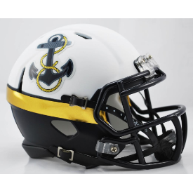 Navy Midshipmen Anchor Riddell Speed Mini Football Helmet