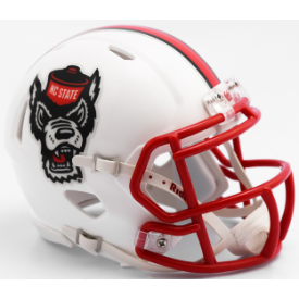 North Carolina State Wolfpack Tuffy Riddell Speed Mini Football Helmet