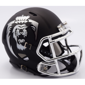 Old Dominion Monarchs Matte Black Riddell Speed Mini Football Helmet