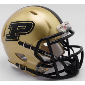 Purdue Boilermakers Motion P Riddell Revolution Speed Mini Football Helmet