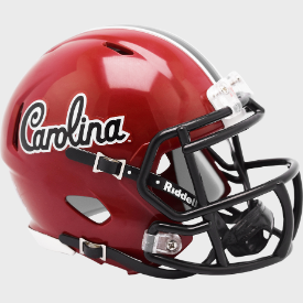 South Carolina Gamecocks Script Riddell Speed Mini Football Helmet