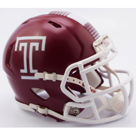 Temple Owls Riddell Speed Mini Football Helmet