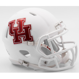 Houston Cougars Matte White Riddell Speed Mini Football Helmet