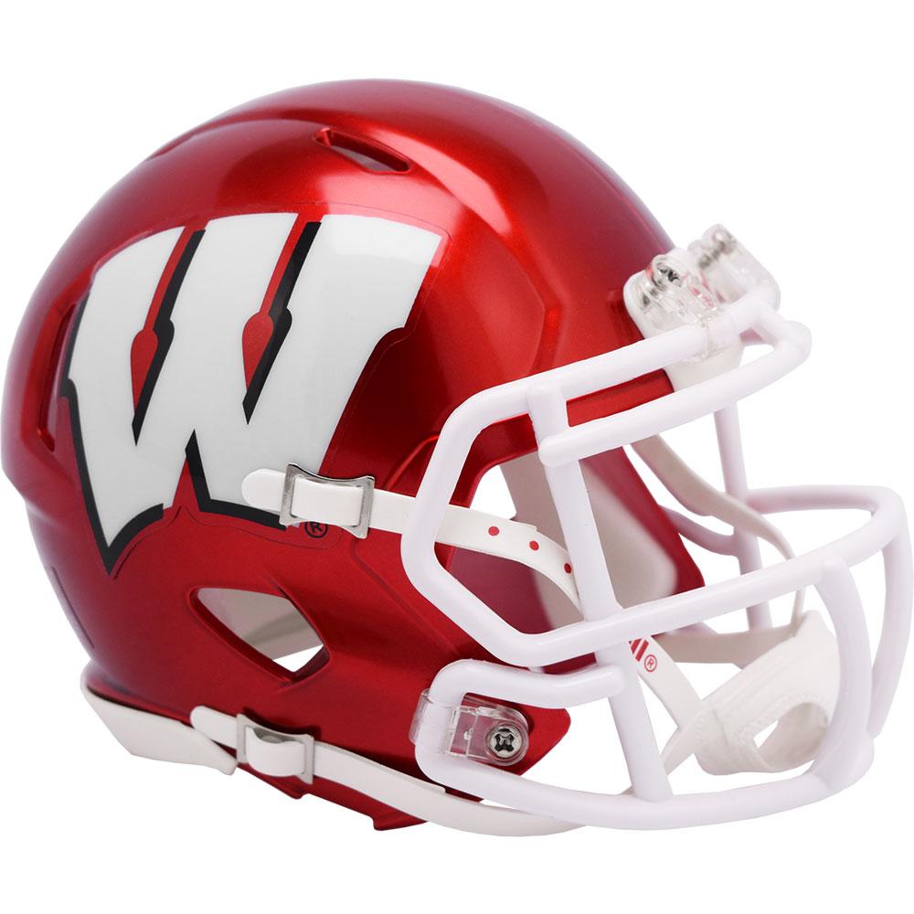 Wisconsin Badgers Riddell Speed FLASH Mini Football Helmet