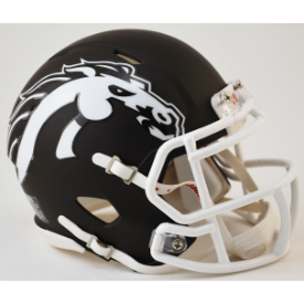 Western Michigan Broncos Matte Brown Riddell Speed Mini Football Helmet