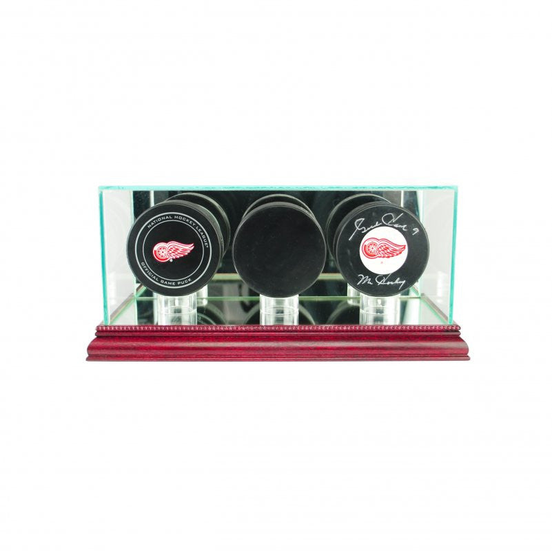 Triple Hockey Puck Display Case