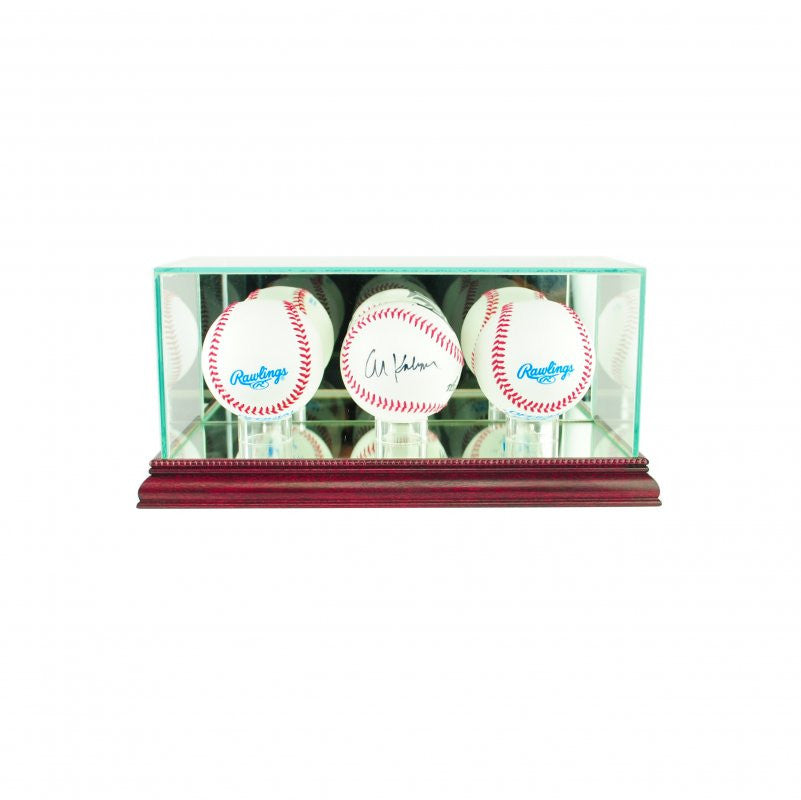 Triple Baseball Display Case