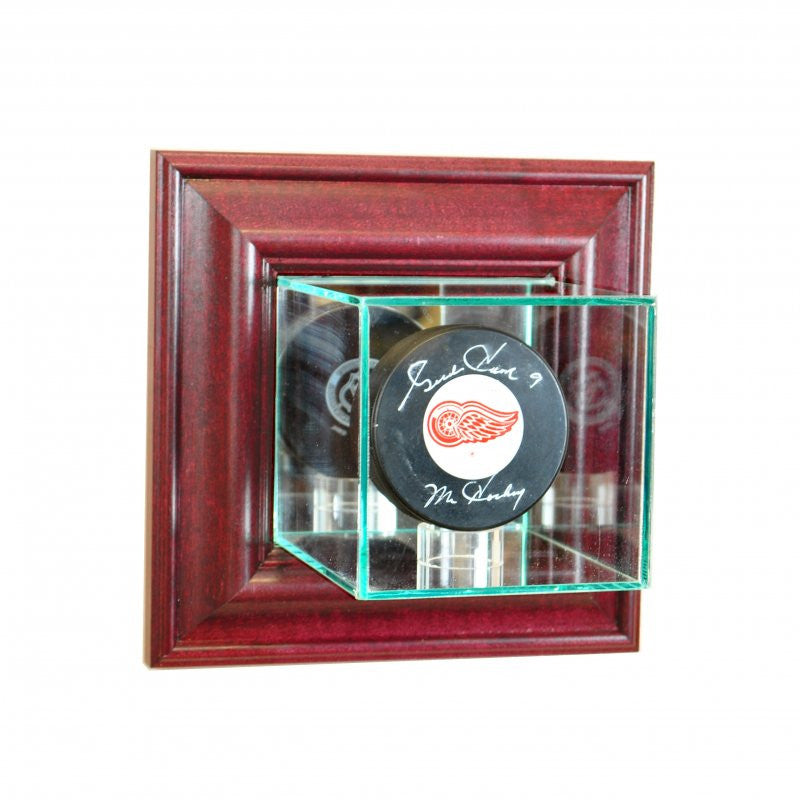 Wall Mounted Single Puck Display Case