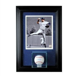 Wall Mounted Baseball Display Case with 8 x 10